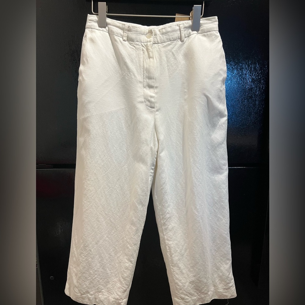 Elegant White Boot Cut Pants